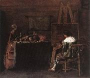 POT, Hendrick Gerritsz The Painter in his Studio sg oil